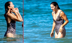 Danimarka Prensesi Mary, leopar deseni mayosuyla yakalandı