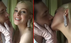 Gidip evinizde öpüşün: Brooklyn Beckham ile nişanlısı Nicola Anne Peltzin videosu hayranlarını ikiye böldü