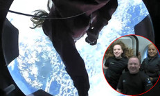 Uzay turistlerinden ilk fotoğraflar geldi