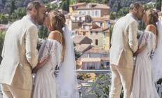 Köy düğününde kaynanasının 41 yıllık gelinliğini giydi