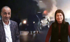 Esra boğazı kesilerek öldürüldü, kayıp eşinin otomobili yanmış halde bulundu