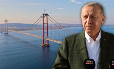 Çanakkale Köprüsünde sona doğru... Cumhurbaşkanı Erdoğandan Kanal İstanbul mesajı