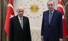 Cumhurbaşkanı Erdoğan, MHP Genel Başkanı Bahçeli görüşmesi başladı