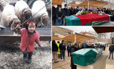 Acı veda Küçük Müslüme son yolculuğuna uğurlandı