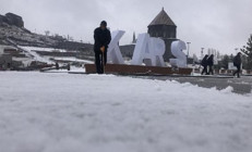 Erzurum ve Karsta kar yağışı etkili oldu