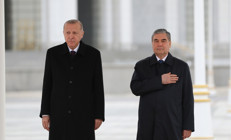 Cumhurbaşkanı Erdoğan Türkmenistanda