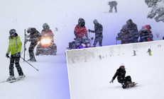 Uludağda kar kalınlığı, 50 santimetreye ulaştı