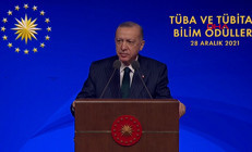 TÜBİTAK ve TÜBA Bilim Ödülleri Töreni... Cumhurbaşkanı Erdoğan: Tüm dünyaya seslenerek ‘Bizi izlemeye devam edin’ diyorum