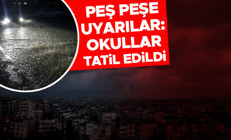 Meteorolojiden kırmızı uyarı Bir bölge alarmda: Aşırı yağış geliyor... Okullar tatil edildi