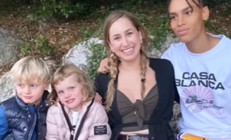 Dünya bunu ilk kez gördü: Gayrimeşru çocuklarıyla eşinden olan çocukları bir arada