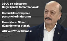 Bakan Bilgin CNN TÜRK’te müjdeleri verdi 3600 ek gösterge, sözleşmeli personellerin durumu, AGİ ve EYT...