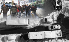 Hadımköyde kar esareti devam ediyor... 40 saat beklediler