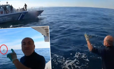 Türk balıkçılar tehditlere boyun eğmedi Geldikleri gibi gittiler