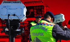 Yerli ve milli radar Medar Mobil Hız Tespit Sistemi ilk kez Manisada kullanıldı