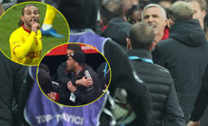 Son Dakika: Beşiktaş-Göztepe maçında ortalık karıştı Halil Akbunar Sus işareti yaptı ve...