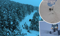 Kar kalınlığı 7 metreyi buldu Böylesi görülmedi... Meteorolojiden çok önemli uyarı