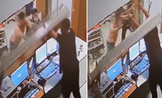 Hastanede dehşet anları... Tomografi odasını birbirine kattılar