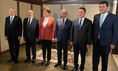 6 muhalefet partisi lideri bir araya geldi