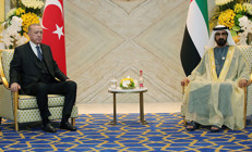 Cumhurbaşkanı Erdoğan, Dubai Emiri Al Maktum ile görüştü