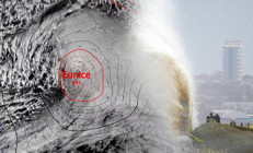 İngilterede  Eunice alarmı 30 yıldır böylesi görülmedi...