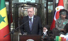 Cumhurbaşkanı Erdoğan Dakar Büyükelçiliğinin açılışına katıldı