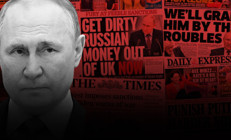 Dış basında manşetler yaptırımlara ayrıldı Boris; deli Vladı durdur