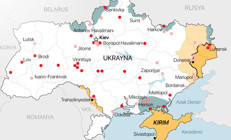 Rusya Ukrayna savaşının haritası Nerelerde çatışma yaşanıyor