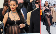 Kıyafeti olay oldu: Sanki yeryüzünde hamile kalan tek kadın