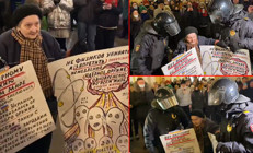 Leningrad Kuşatmasından sağ kurtulmuştu... Rus polisi 77 yaşındaki kadını böyle gözaltına aldı