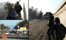 Ukraynadaki gazeteci ekibe ateş açıldı Kan donduran anlar...