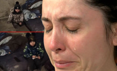 Ukraynalı annenin ağlatan videosu: Her gün ölümü bekliyoruz