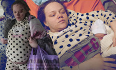 Tek fotoğrafla savaşın sembolü olmuştu: Bombalanan hastaneden kurtulan kadın doğum yaptı