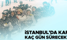 İstanbulda kar yağışı başladı Meteoroloji uyardı, okullar tatil edildi