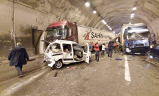 Bolu Dağı Tünelinde feci kaza
