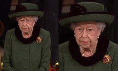 Gözler kan çanağı: Kraliçe ayakta durdu ama zor yürüdü