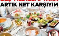 Beş yıldızlı iftara artık net karşıyım