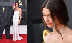 Kırmızı halıda aşk öpücüğü