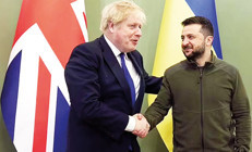 Johnson’dan Kiev’e sürpriz ziyaret