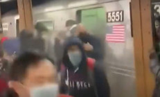 New York metrosunda dehşet anları Kanlı saldırıdan ilk görüntüler geldi