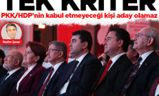 Tek kriter: PKK/HDP’nin kabul etmeyeceği kişi aday olamaz