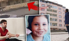 Erzurumda korku dolu an Minik Azra 6ncı kattan düştü: Bacağıyla hayatını kurtardı