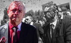 Polonyadaki törene damga vuran anlar Rus büyükelçi kırmızıya boyandı...