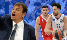 Vasilije Micicin Olympiakos-Anadolu Efes maçında tarihi üçlüğü nasıl geldi Ergin Ataman detayı ve maç sonu açıklamalar...