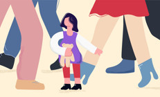 Çocuğum kayboldu, şimdi buradaydı Uzun süre dışarı tek başıma çıkamadım