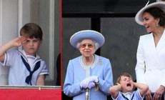 Balkona çıkanlar azaldı: Küçük prens önce selâm durdu, sonra çığlık attı