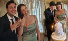 Oyuncu Burak Topaloğlu ve Ezgi Tanır nişanlandı