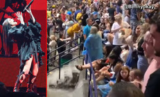 Ünlü şarkıcının konserini sel aldı: Hepiniz güvende misiniz