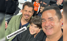 Emre Belözoğlu ve Acun Ilıcalı, Anadolu Efes - Fenerbahçe Beko maçını birlikte izledi
