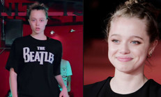 Angelina Jolie ve Brad Pittin büyük kızı Shiloh kelebek gibi Gizli yeteneği ortaya çıktı