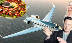 Özel uçağa çiğ köfte siparişi